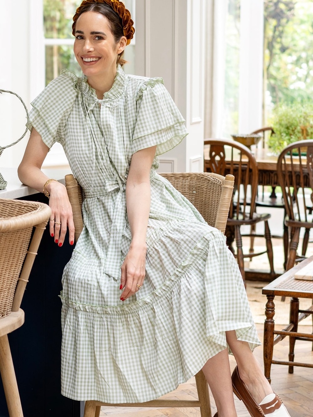 Hunter Bell Matthews Dress, Pale Green small NWOT - Picture 7 of 8